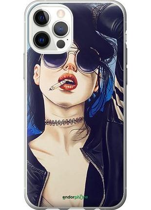 Чехол на iphone 12 pro девушка на стиле "4151u-2052-10746"