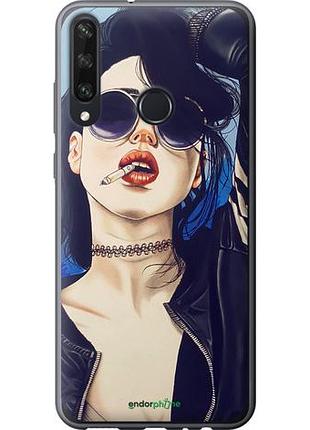 Чехол на huawei y6p девушка на стиле "4151u-1952-10746"