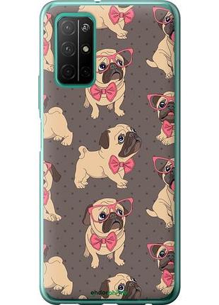 Чехол на huawei honor 30s мопсики 2 "4362u-1897-10746"