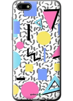 Чехол на huawei honor 7a color shapes "4893u-1805-10746"