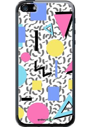 Чехол на iphone 5 color shapes "4893u-18-10746"