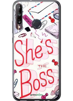 Чехол на huawei p40 lite e she's the boss "4254u-1875-10746"