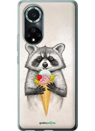 Чехол на huawei nova 9 pro енотик с мороженым "4602u-2503-10746"