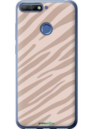 Чехол на huawei honor 7c зебра беж "4875u-1411-10746"