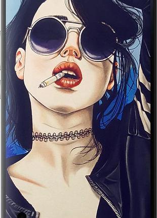 Чехол на huawei honor 6 plus девушка на стиле "4151u-179-10746"