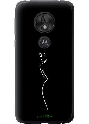 Чехол на motorola moto g7 play силуэт1 "4590u-1656-10746"