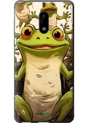 Чехол на nokia 6 веселая жаба "5658u-898-10746"