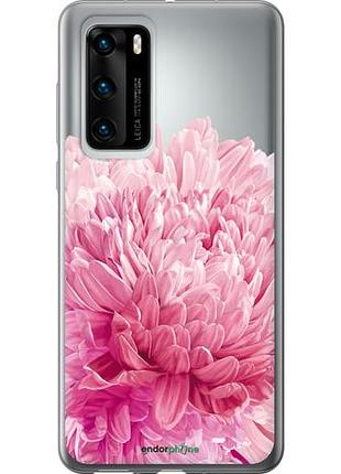 Чехол на huawei p40 хризантема "4666u-1840-10746"