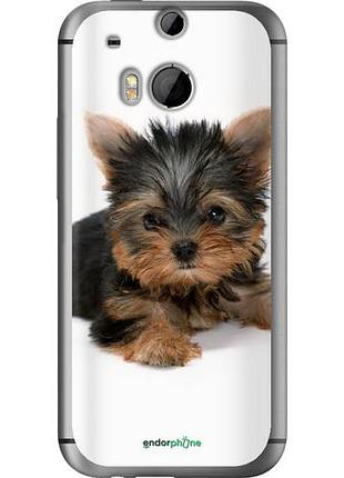 Чехол на htc one m8 dual sim щенок йоркширского терьера "931u-55-10746"