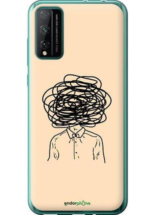 Чехол на huawei honor play 4t pro мысли "4568u-1914-10746"