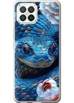 Чехол на huawei nova 8 se blue snake "6079u-2126-10746"