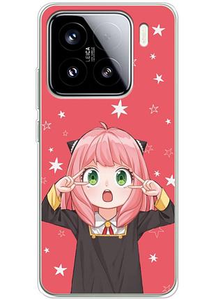 Чохол силіконовий з картинкою на xiaomi 15 (аніме, anime)