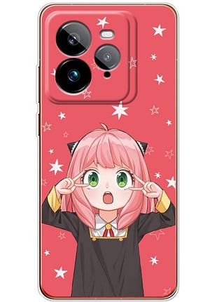 Чехол силиконовый с картинкой на realme gt 7 pro (аниме, anime)