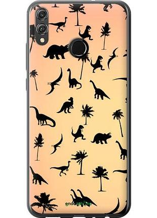 Чехол на huawei honor 8x динозаврики 1 "4772u-1596-10746"