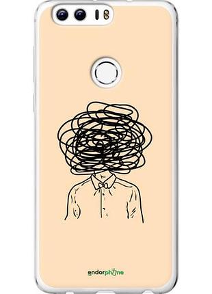Чехол на huawei honor 8 мысли "4568u-351-10746"