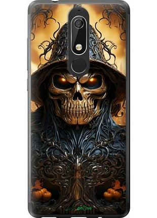 Чехол на nokia 5.1 череп 2 "5652u-1529-10746"