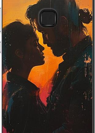Чехол на huawei p10 lite любовь на полотне "6067u-896-10746"