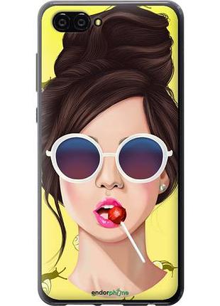 Чохол на huawei nova 2s дівчина з чупа-чупсом "3979u-1388-10746"