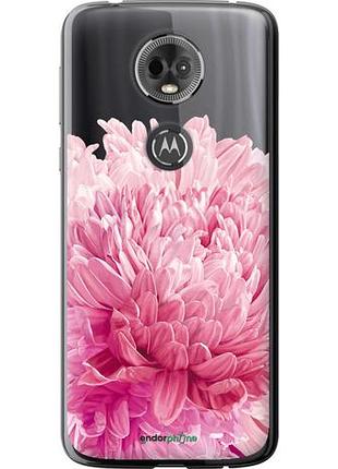 Чехол на motorola moto e5 plus хризантема "4666u-1412-10746"