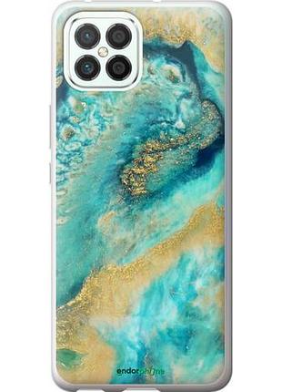 Чехол на huawei nova 8 se green marble "4365u-2126-10746"