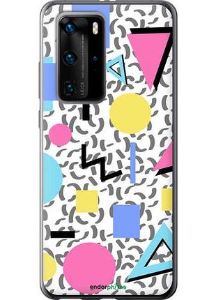 Чехол на huawei p40 pro color shapes "4893u-1839-10746"