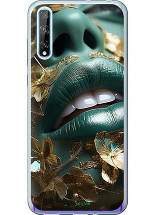 Чехол на huawei p smart s губы 2 "5667u-1813-10746"