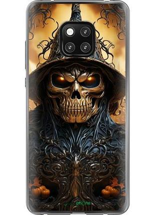 Чехол на huawei mate 20 pro череп 2 "5652u-1567-10746"