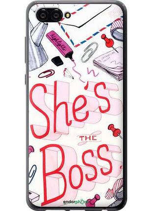 Чехол на huawei nova 2s she's the boss "4254u-1388-10746"