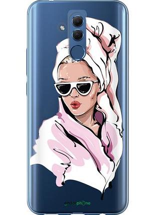 Чохол на huawei mate 20 lite дівчина в окулярах 2"4714u-1575-10746"