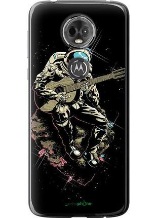 Чехол на motorola moto e5 plus космонавт с гиратой "4138u-1412-10746"