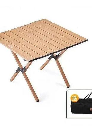 Раскладной стол springfun s 60×45×60см - кемпинговый портативный стол для туризма металлический каркас 30кг