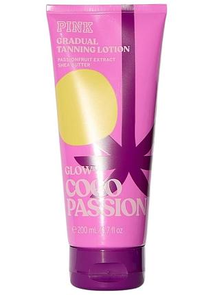 Лосьон-автозагар pink victoria’s secret coco passion glowy tanning lotion 200 мл