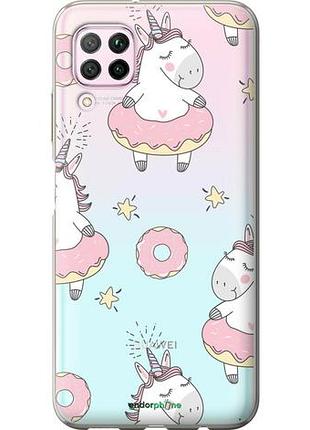 Чехол на huawei p40 lite единорожки "4659u-1887-10746"