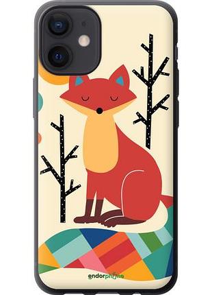 Чехол на iphone 12 mini rainbow fox "4010u-2071-10746"