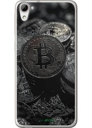 Чехол на htc desire 826 dual sim black bitcoin "6090u-312-10746"