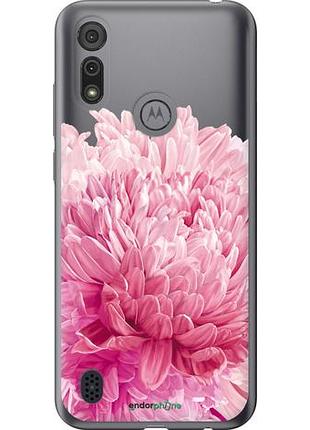 Чехол на motorola e6s хризантема "4666u-2001-10746"