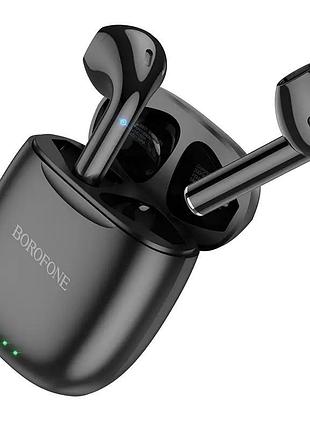 Наушники bluetooth беспроводные borofone bw17 с микрофоном black