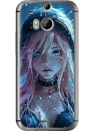 Чехол на htc one m8 аниме-дива под дождем "6120u-30-10746"