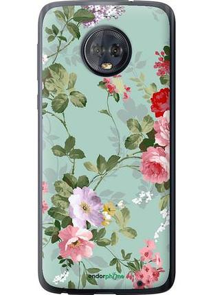 Чохол на motorola moto g6 plus квіткові шпалери 2 "862u-976-10746"