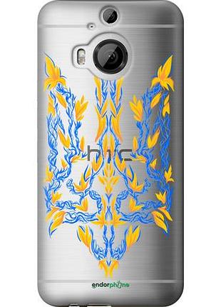 Чехол на htc one m9 plus герб украины v3 "5313u-134-10746"