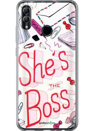 Чехол на huawei honor 10 lite she's the boss "4254u-1618-10746"