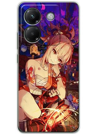 Чохол силіконовий з картинкою на xiaomi poco m7 pro 5g (аніме, anime)