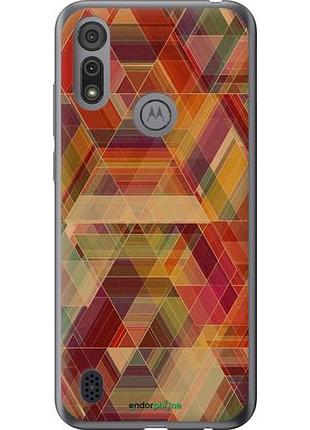 Чехол на motorola e6s геометрический узор "904u-2001-10746"