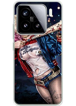 Чохол силіконовий з картинкою на xiaomi 15 (харли квинн, harley quinn)