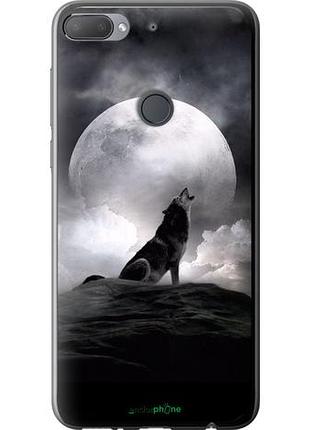 Чехол на htc desire 12 plus воющий волк "934u-1485-10746"
