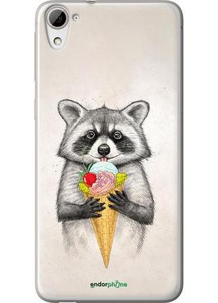 Чехол на htc desire 826 dual sim енотик с мороженым "4602u-312-10746"
