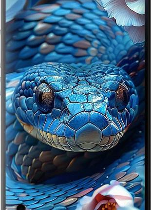 Чехол на huawei honor 6 plus blue snake "6079u-179-10746"