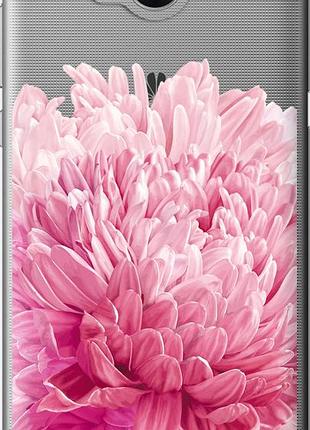 Чехол на huawei y5 2017 хризантема "4666u-992-10746"