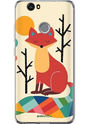 Чехол на huawei nova rainbow fox "4010u-439-10746"