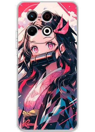 Чохол силіконовий з картинкою на tecno spark 30 pro (аніме, anime)